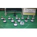 Subbuteo Andrew Table Soccer Italy away kit Fifa World Cup 2014 on Lightweight bases